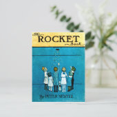 Het ontwerp van het Hoesje van het Raketboek Briefkaart (Staand voorkant)