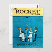 Het ontwerp van het Hoesje van het Raketboek Briefkaart (Voorkant / Achterkant)