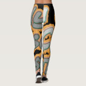 Het ontwerp van het Kunstwerk van de klap over "ki Leggings (Achterkant)