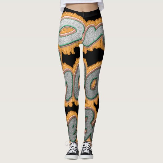 Het ontwerp van het Kunstwerk van de klap over "ki Leggings (Voorkant)
