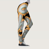 Het ontwerp van het Kunstwerk van de klap over "ki Leggings (Rechts)
