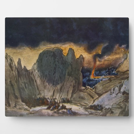 Het ontwerp van het landschap van Phedre, 1917 (kl Fotoplaat (Voorkant)