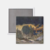 Het ontwerp van het landschap van Phedre, 1917 (kl Magneet (Voorkant / Achterkant)