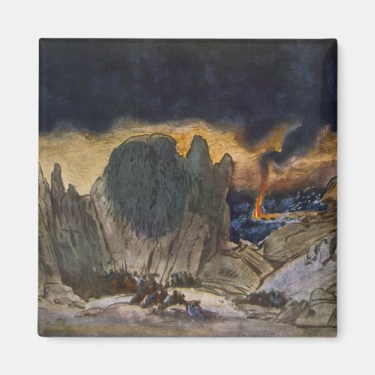 Het ontwerp van het landschap van Phedre, 1917 (kl Magneet (Voorkant)