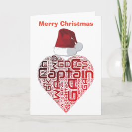 Het Ontwerp van het Netball van het Hart van de Feestdagen Kaart