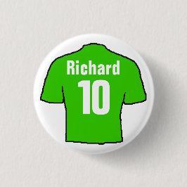 Het Ontwerp van het Shirt van het football aan Per Ronde Button 3,2 Cm