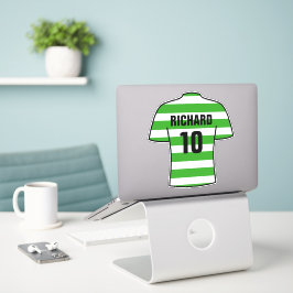 Het ontwerp van het shirt van het football in Groe Sticker