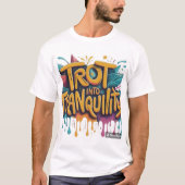 **Het ontwerp van het T-shirt heeft de uitdrukking (Voorkant)