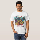 **Het ontwerp van het T-shirt is voorzien van de u (Voorkant volledig)