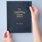 Het  ontwerp van het Triumph Stamp Album Flyer (Hand)