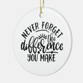 Het ontwerp van leraren vergeet nooit het verschil keramisch ornament (Links)