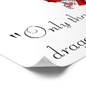 Het ontwerp van Opiate Odyssey "Seku's Dragons" Poster (Hoek)