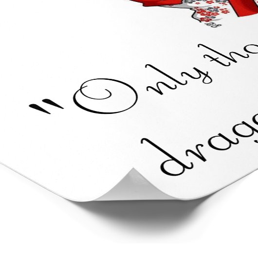 Het ontwerp van Opiate Odyssey "Seku's Dragons" Poster (Hoek)