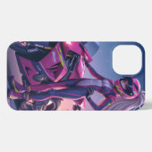 Het ontwerp van Pink Girl iPhone Hoesje (Achterkant horizontaal)