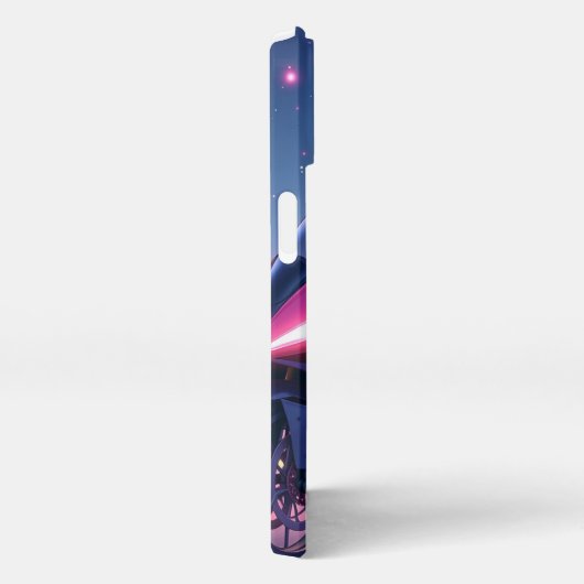 Het ontwerp van Pink Girl iPhone Hoesje (Rechterkant)