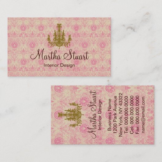 Het ontwerp ~ Visitekaartje (Voorkant / Achterkant)