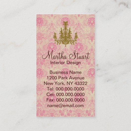 Het ontwerp ~ Visitekaartje (Achterkant)