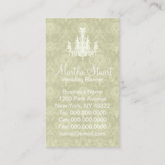 Het ontwerp ~ Visitekaartje (Achterkant)