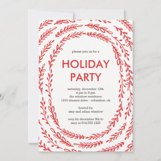 Het ontwerpen de Bijkantoren Moderne Uitnodigingen (Voorkant)