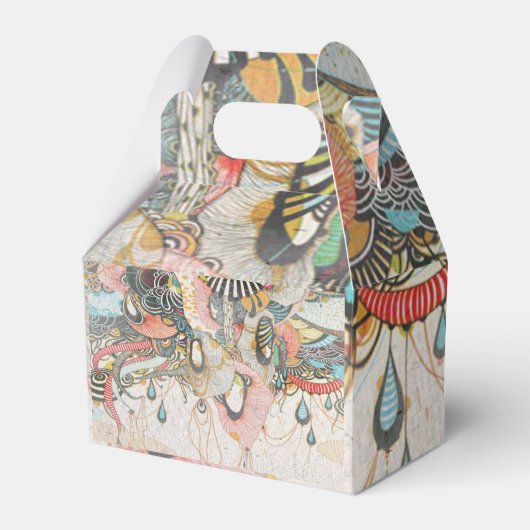 Het ontwerpen van de taal van het licht bedankdoosjes (Voorkant Zijde)