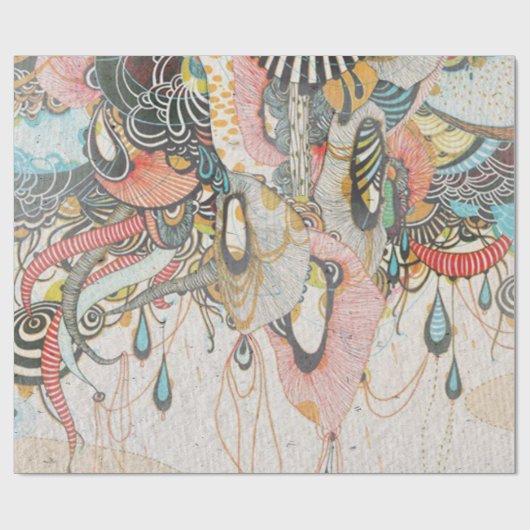 Het ontwerpen van de taal van het licht cadeaupapier (Vlak)