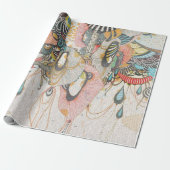 Het ontwerpen van de taal van het licht cadeaupapier (Uitgerold)