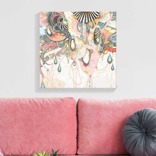 Het ontwerpen van de taal van het licht canvas afdruk (Insitu (Woonkamer))