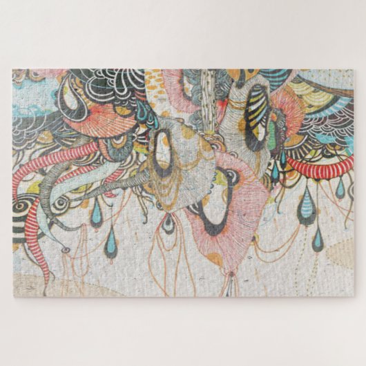 Het ontwerpen van de taal van het licht legpuzzel (Horizontaal)