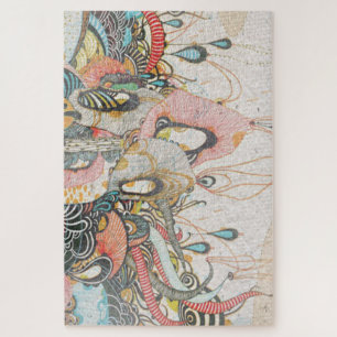 Het ontwerpen van de taal van het licht legpuzzel