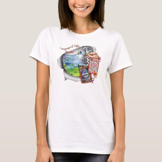 Het ontwerpen van de taal van het licht t-shirt (Voorkant)