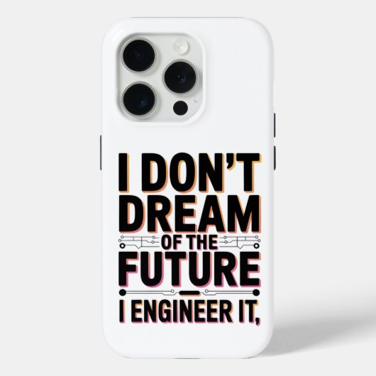 Het ontwerpen van de toekomstige software engineer Case-Mate iPhone case (Achterkant)