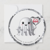 Het ontwerppatroon van Silver Ghost Valentijns Feestdagenkaart (Voorkant)
