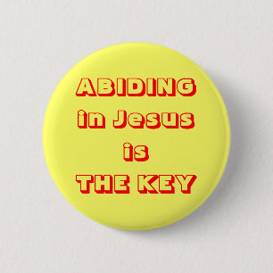 HET ONTZETTEN IN Jezus IS DE SLEUTEL Ronde Button 5,7 Cm