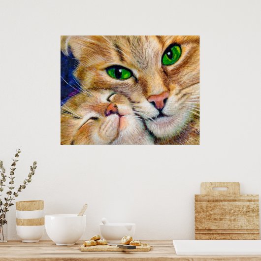 Het onuitgesproken liefdescomfort poster (Keuken)