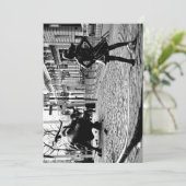 Het onverdiende meisje bedankkaart (Staand voorkant)