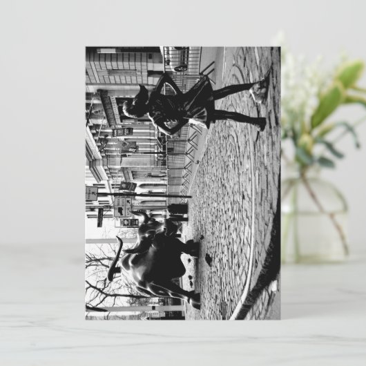 Het onverdiende meisje bedankkaart (Staand voorkant)