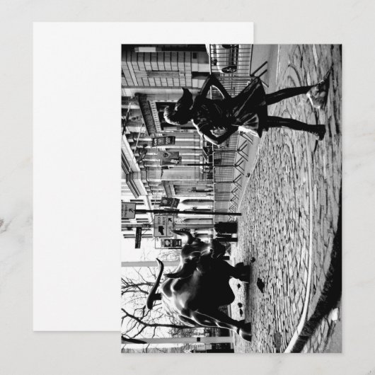 Het onverdiende meisje bedankkaart (Voorkant / Achterkant)