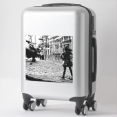 Het onverdiende meisje sticker (Koffer)