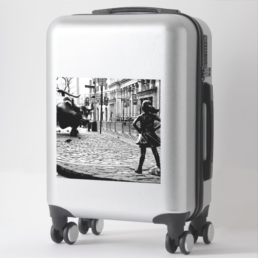 Het onverdiende meisje sticker (Koffer)