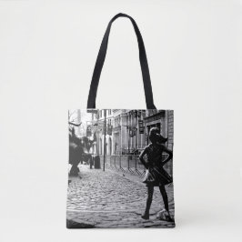 Het onverdiende meisje tote bag