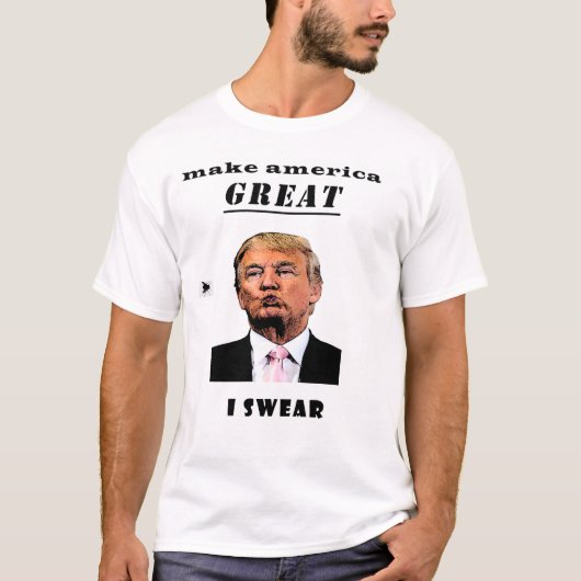 Het onvermijdelijke president t-shirt (Voorkant)
