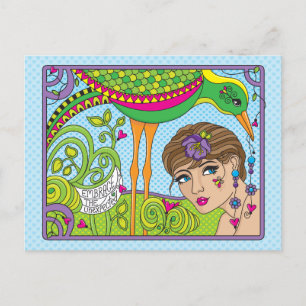 Het onverwacht_ Briefkaart omsluiten