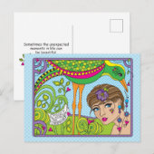 Het onverwacht_ Briefkaart omsluiten (Voorkant / Achterkant)