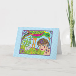 Het onverwacht_Wenskaart insluiten Kaart