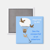 het onverwachte omarmen magneet (Voorkant / Achterkant)