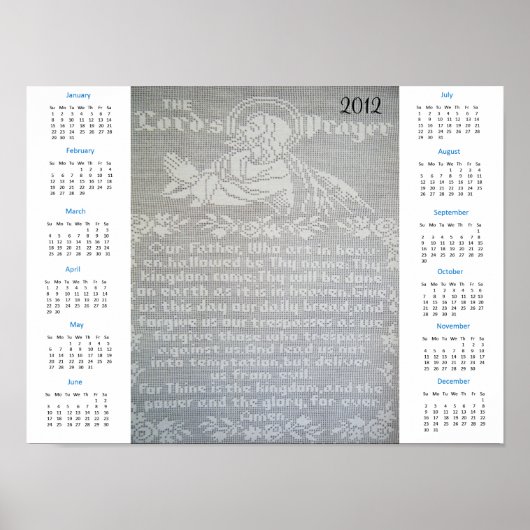 Het Onze Vader 2012 kalenderposter Poster (Voorkant)