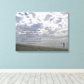 Het Onze Vader Canvas Afdruk (Insitu (Houten vloer))