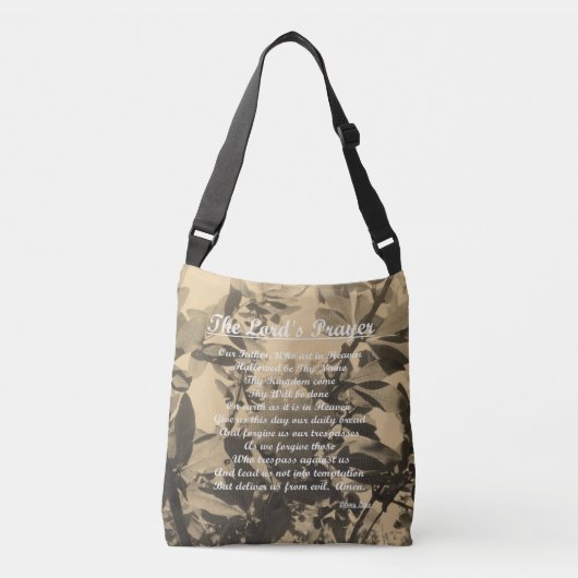 Het Onze Vader Crossbody Tas (Voorkant)