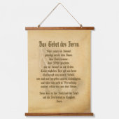 Het Onze Vader (Duits) Hangend Wandkleed (Voorkant)