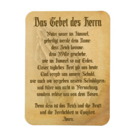Het Onze Vader (Duits) Magneet
